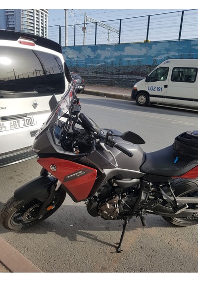 2020-24 Yamaha Mt07 Tracer Uzun Ön Cam Açık Füme Zeus 52 Mt700