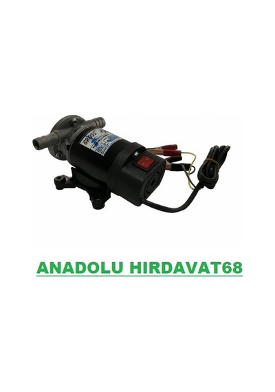 Gross 12 Volt Yağ Mazot Sivi Aktarma Pompasi 1 Inç Yerli 32 Mm
