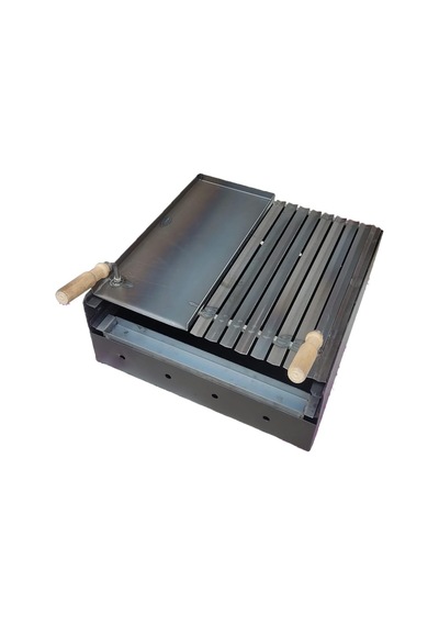 40x50 Cm Barbekü Taş Ocak Taş Şömine Bims Barbekü İçine Kızaklı Izgara Kül Çekmeceli Izgara
