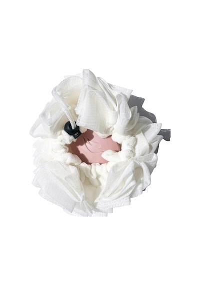 Banyo Mesh Pouf Duş Topu Tüm Aile Üyeleri İçin Yumuşak Kabarık Sürtünme Havlu Topları