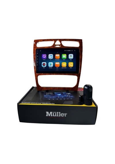 Mercedes C Class 2002-2004 Müller 4-64 Profesyonel Oem Multimedya 9"