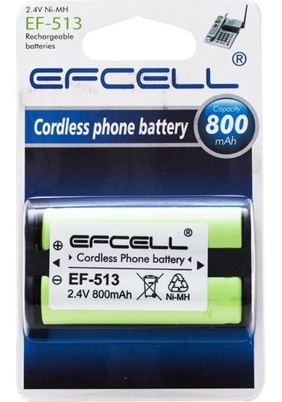 EFCELL EF-513 2.4V 800MAH TELSİZ TELEFON PİLİ