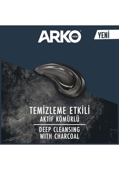 Tıraş Jeli Black Aktif Kömürlü 200 Ml