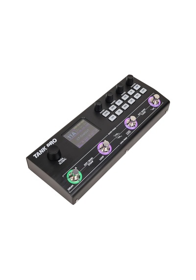 M-vave Tank-pro Gitar / Bas Multi Efekt Prosesörü Siyah