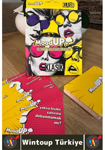 Eğlenceli Vakit Geçirme Bol Kahkaha Bağları Güçlendirme Soru Görev Oyunu 40 Kart-moodup Klasik