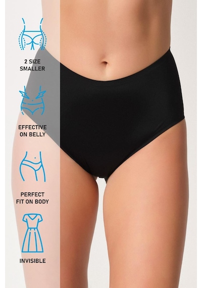 Siyah Mı Emay 2804 Yapıştırma Lazer Brezilya Slip Siyah