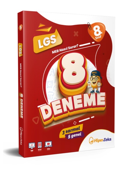 2027 Lgs 8. Sınıf 8 Deneme 3 Sarmal & 5 Genel