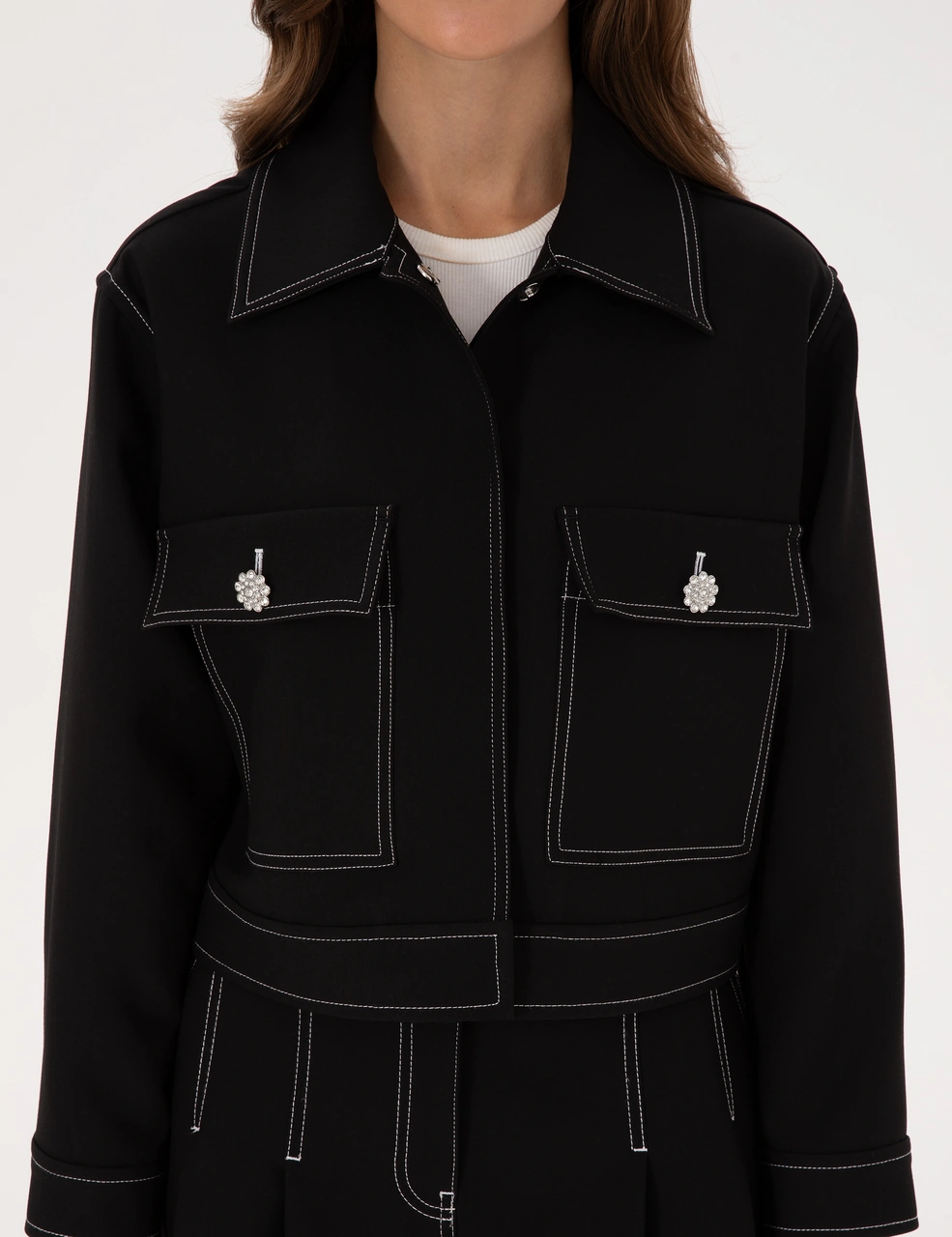 Pierre Cardin Kadın Siyah Ceket 50310060-vr046 Siyah