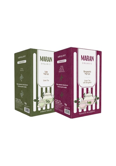 Maran Bergamotlu Ve Sade Yeşil Çay 2 x 300 G