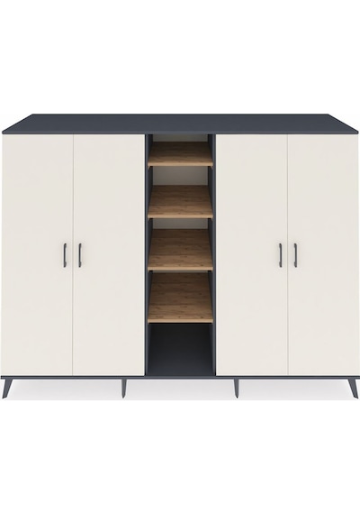 Kronos Dolap 12 Raflı 4 Kapaklı 220x59x163 Antrasit-aytaşı/çam Aytası/atlas Çam - Antrasıt Kronos Dolap 12 Raflı 4 Kapaklı 220x59x163 Antrasit-aytaşı/çam Aytası/atlas Çam - Antrasıt