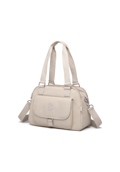 Krinkıl Kumaş Kadın Çantası Smart Bags 1122 Bej