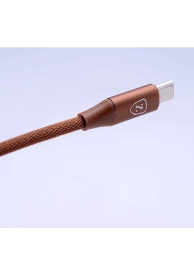 Kahverengi Metal Uçlu 8600 Micro Usb Kablo-zore