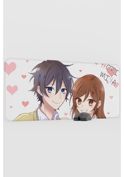 Horimiya Anime V2 - 90x40 Xxl Gaming Kauçuk Kaymaz Taban Mouse Pad Fare Altlığı
