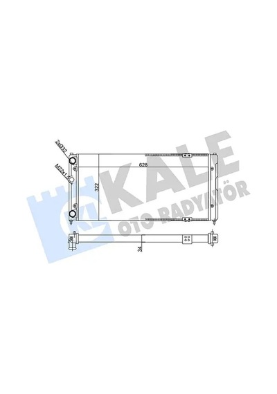 Vw Polo Classic Motor Radyatoru 1.9 Tdi 1997-2002 Agr Ahu Ale Alh Kale 356295