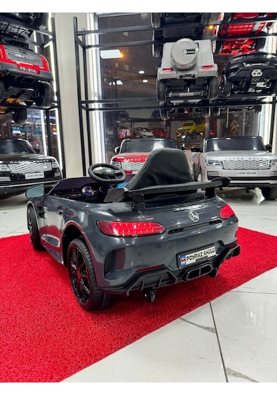 Oyuncak Sepetim Mercedes Gtr 12 Volt Akülü Araba Antrasit