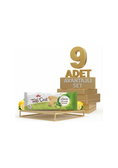 Afia Tatlı Dost Limon Kremalı Gofret 9x140 Gr