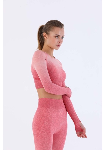 Maraton Sportswear Slimfit Kadın Bisiklet Yaka Uzun Kol Basic Gül Rengi Crop Top 816020 Gül Gülkurusu Maraton Sportswear Slimfit Kadın Bisiklet Yaka Uzun Kol Basic Gül Rengi Crop Top 816020 Gül Gülkurusu