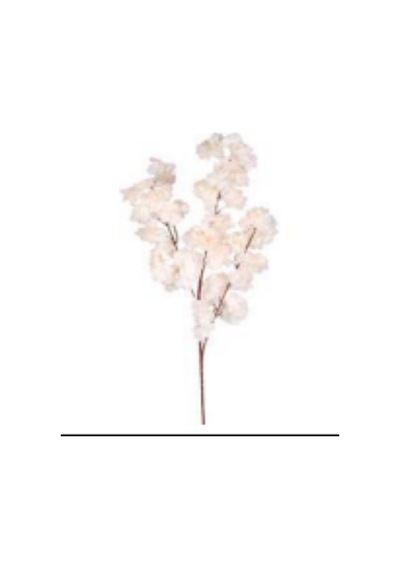 Yapay Bahar Dalı Pembe-beyaz 96 Cm. Çok Renkli