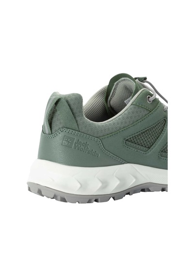 Jack Wolfskin 4051291 4311 Woodland 2 Vent Low W Kadın Spor Ayakkabısı Yeşil Beyaz Yeşil Beyaz