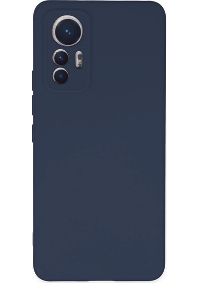 Ilkeshop Newface Xiaomi Mi 12 Lite Kılıf Nano İçi Kadife Silikon - Lacivert