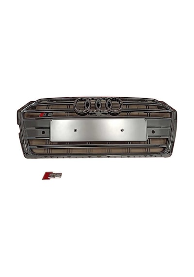 Audi A5 Ön Panjur Izgara S5 Model 2016-2021 Arası Komple Gri