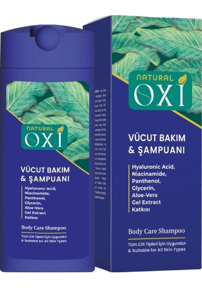 Oxi Natural Vücut Bakım Şampuanı 300 Ml. Duş Jeli