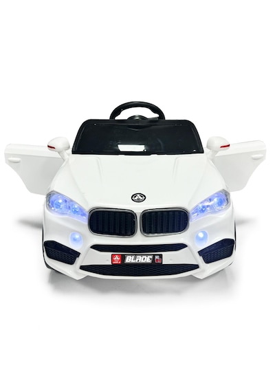 Akar Blade 12v Çift Motorlu Uzaktan Kumandalı Akülü Araba - Dans Modlu Beyaz