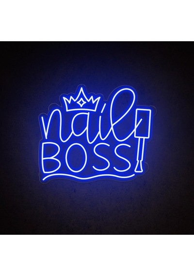 Nail Boss Yazılı Neon Tabela Pembe