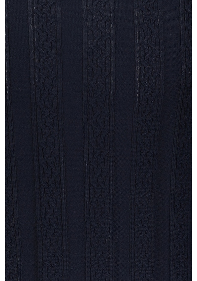Finesuits Erkek Desenli Yünlü Kazak 2422201014.dstbr Lacivert