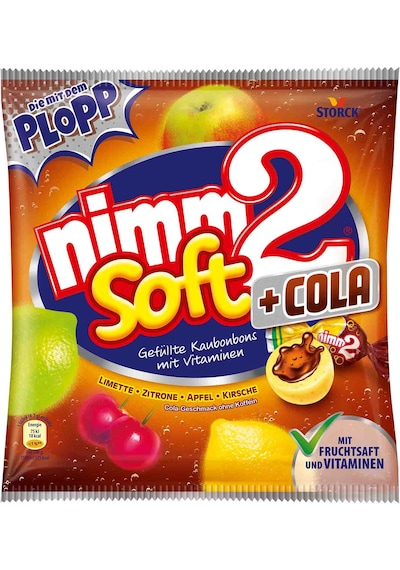Storck Nimm2 Soft Cola Dolgulu Yumuşak Şekerleme 90 G