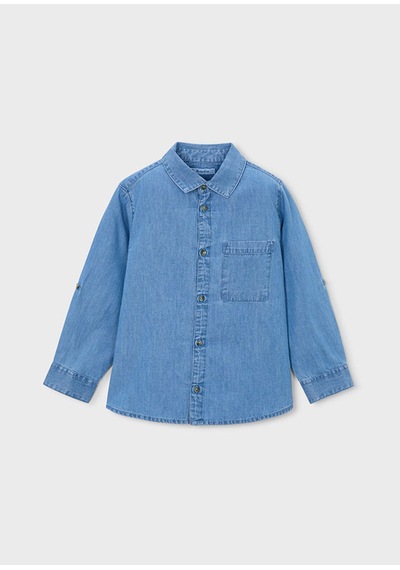 Erkek Çocuk Denim Gömlek Mavi 3122 Mavi
