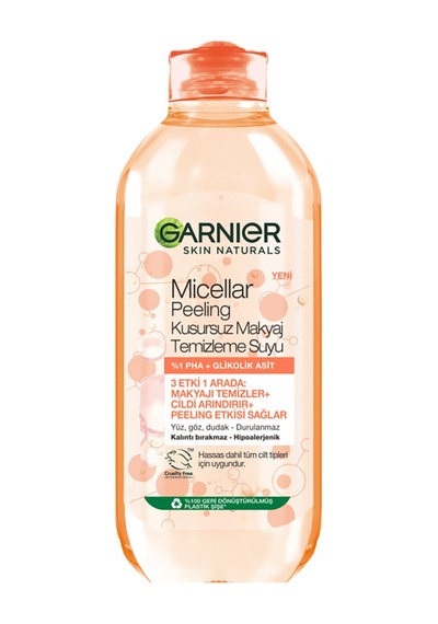 Garnier Micellar Peeling Makyaj Temizleme Suyu 400ml - 3 Adet Tarı