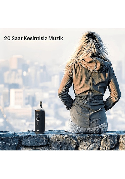 Trıbıt Stormbox 2 Ipx7 Su Geçirmez 24 Saat Oynatma Süresi 2 17w Taşınabilir Dikey Bluetooth Hoparlör Siyah