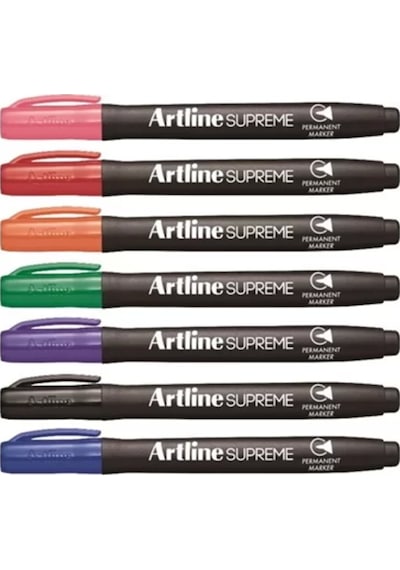 Artline Epf-700.s7 Supreme Permanent Markör Yuvarlak Uç 7 Renk
