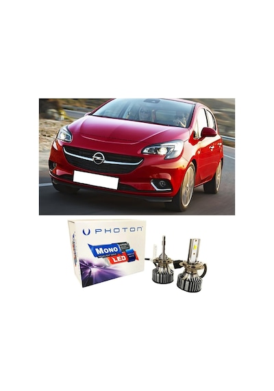 Opel Corsa E Led Xenon Kısa Far Ampulü H7 Mono Yeni Seri Beyaz 2014-2019