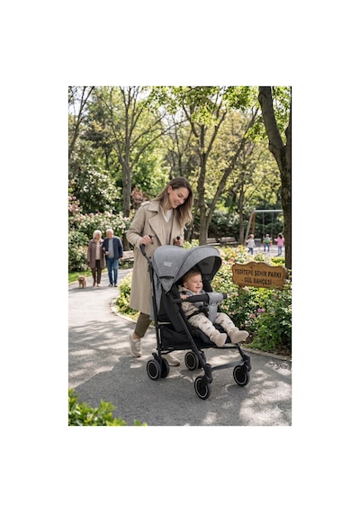 Tommy Baby Luppo Black Tam Yatar Baston Bebek Arabası Puset