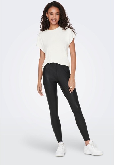 Only Onlsanıra Coated Leggıng Jrs 15276916 Siyah 001
