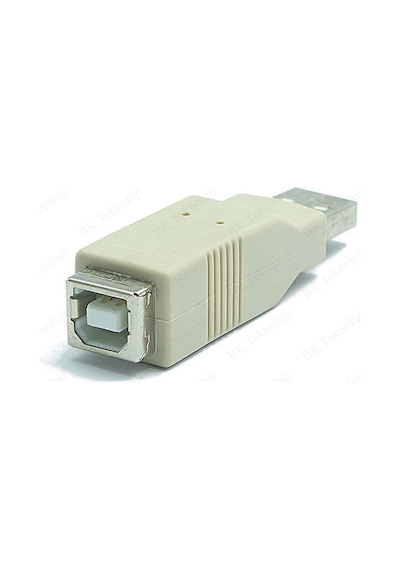 USB 2.0 A Erkek to USB-B Dişi Dönüştürücü Adaptör