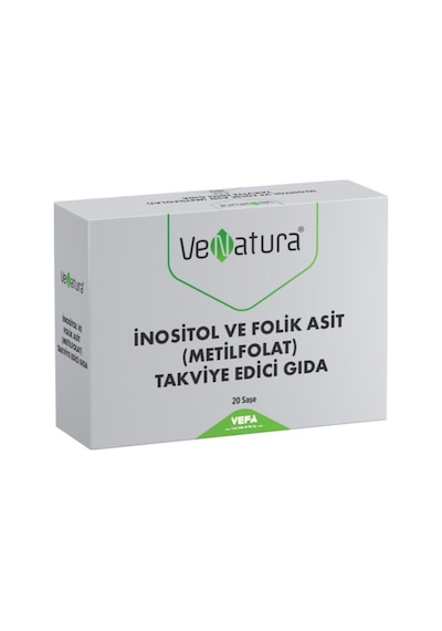Venatura Inositol Ve Folik Asit Metilfolat Takviye Edici Gıda 20 Şase