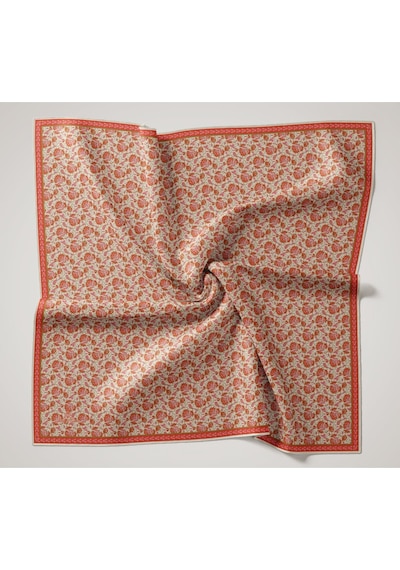 Silk Home Soft Eşarp 73077-23 Parlak Turuncu, Gri, Pembe