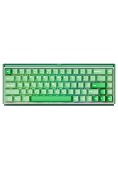 Akko Ray68 He Misty Green White %65 Astroaim Manyetik Switch 8k Hz Hall Effect Hotswap Argb Kablosuz İngilizce Gaming Klavye
