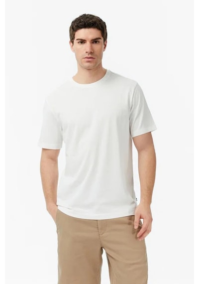 Nautica Erkek Beyaz Regular Fit Baskılı T-shirt-14591