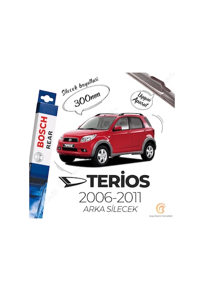 Daihatsu Terios Arka Silecek 2006-2011 Bosch Rear H307