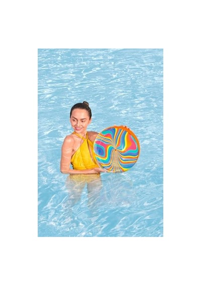 Şişme Plaj Topu - Tie-dye Tasarım, 46 Cm