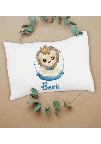 Bk Kids Kişiye Özel İsimli 5 Parça Beyaz Bebek Body Zıbın Yastık Hediye Seti, Yeni Doğan Bebek Giyim Hediyesi-5