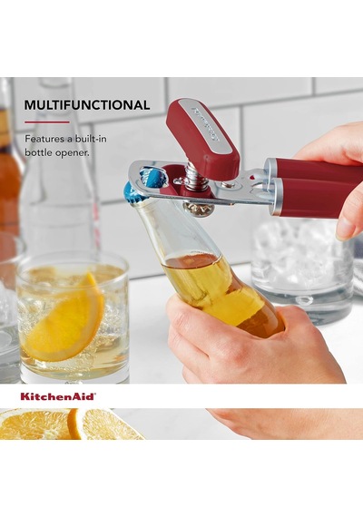 Kitchenaid Klasik Çok İşlevli Konserve Açacağı, 21 Cm, Empire Red Diğer
