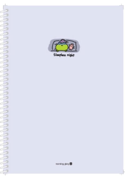 Morning Glory 1200 Çizgili Defter 25,2x17,8 Cm Mor 10230-88600