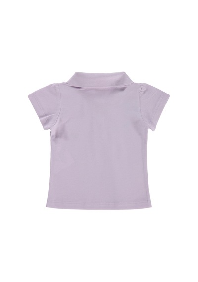 Civil Baby Çiçek Nakışlı Basic 6-18 Ay Tişört - Lila