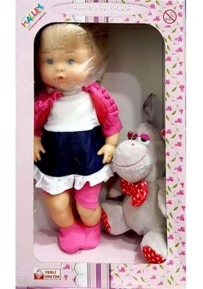 Halley Oyuncak Hanım Kız Et Bebek Ve Arkadaşı Oyun Seti Zh78668