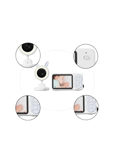 Yeni Nesil Bebek İzleme Sistemi 3.5 İnç Lcd Ekran Diğer